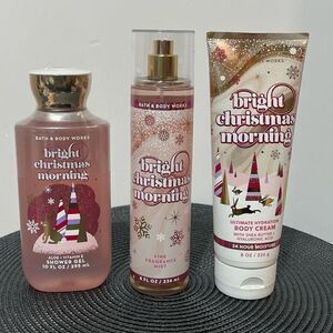 BBW Bright Christmas Morning set of 3 NWT